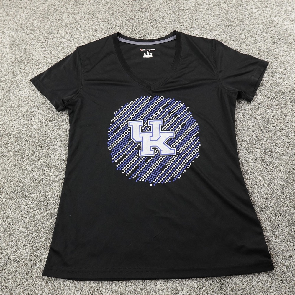 Kentucky Wildcats Shirt Womens L Black Graphic NCAA Basketball UK KY College Tee